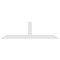 Ekena Millwork Portland Architectural Grade PVC Gable Bracket, 96"W x 28"H x 2"D x 6"F, 7/12 Pitch GBP096X28X0206POR00 - alternate 2